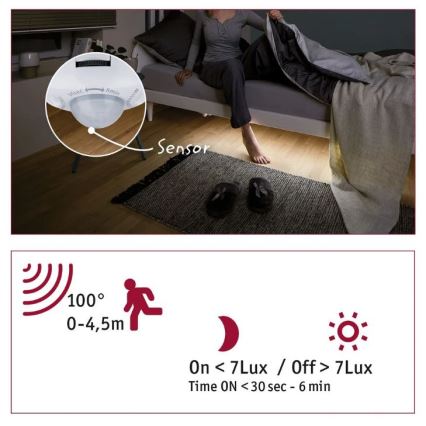 Paulmann 70955 - LED/3W Tira com sensor 1m YOURLED 230V