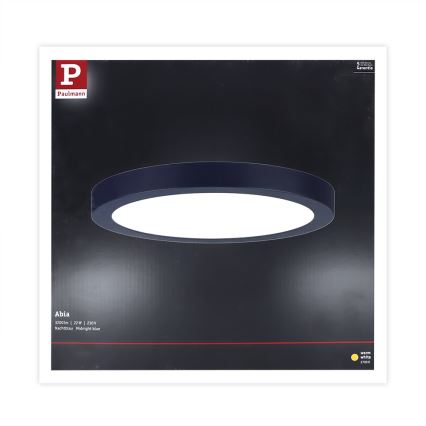 Paulmann 70986  - LED/22W Iluminação de teto ABIA 230V azul escuro