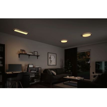 Paulmann 70997 - LED/11,2W Painel integrado ATRIA 230V 3000K diâmetro 19 cm preto