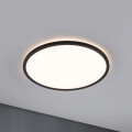 Paulmann 70999 - Painel LED dimmerizável ATRIA 22W 230V 3000K diâmetro 42 cm preto