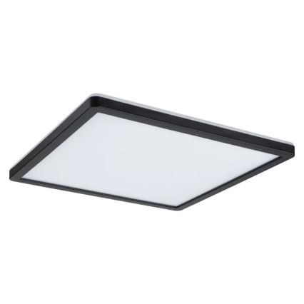 Paulmann 71001 - LED/16W Painel integrado ATRIA 230V 3000K 29,3x29,3 cm preto