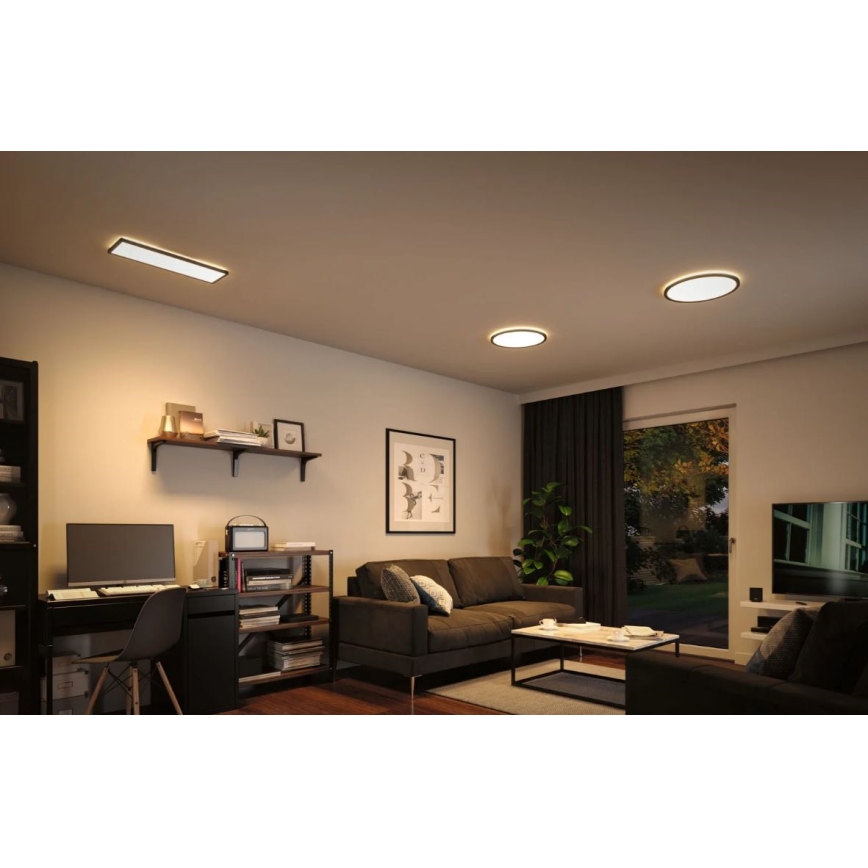 Paulmann 71002 - LED/22W Painel com regulação ATRIA 230V 3000K 42x42 cm preto