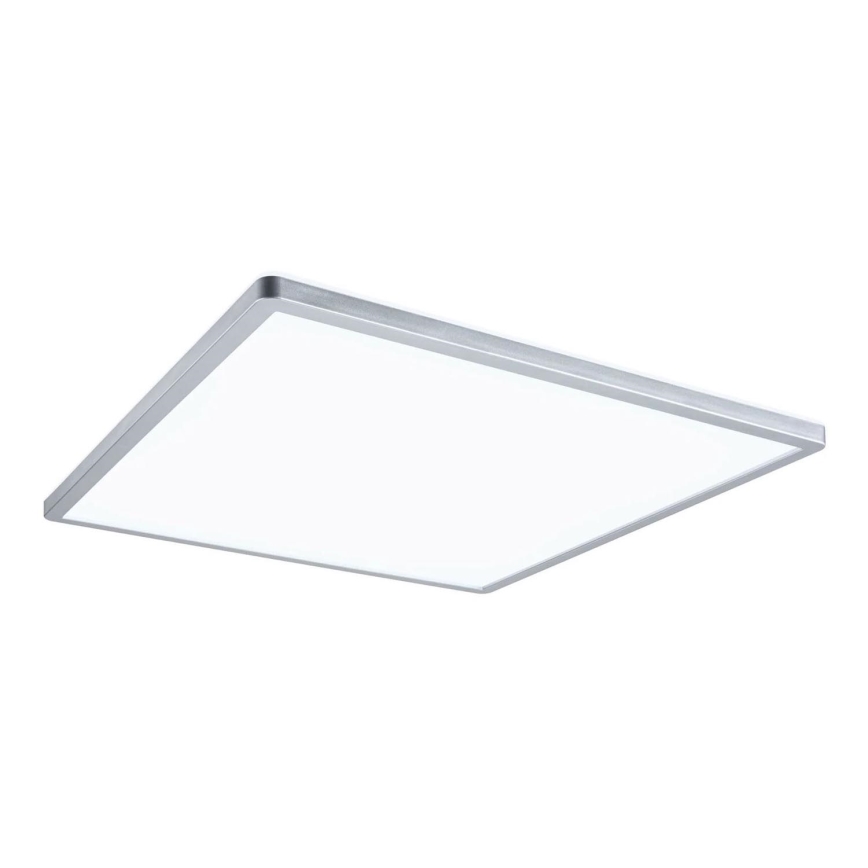 Paulmann 71009 - Painel LED dimmerizável ATRIA 22W 230V 4000K 42x42 cm cromo fosco