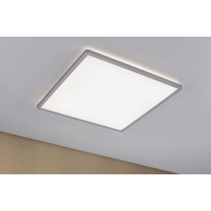 Paulmann 71009 - Painel LED dimmerizável ATRIA 22W 230V 4000K 42x42 cm cromo fosco