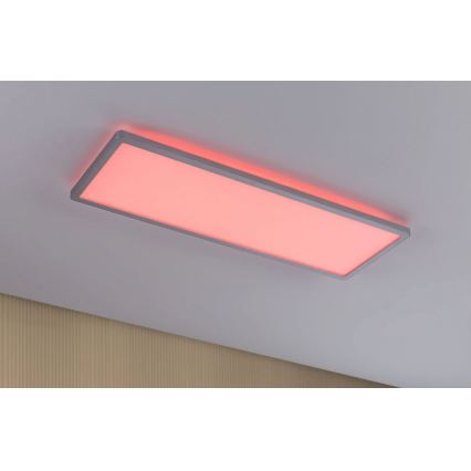 Paulmann 71020 - Painel LED RGBW dimmerizável 20W ATRIA 230V 4000K 20x58 cm + controlo remoto