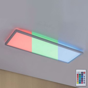 Paulmann 71020 - Painel LED RGBW dimmerizável 20W ATRIA 230V 4000K 20x58 cm + controlo remoto