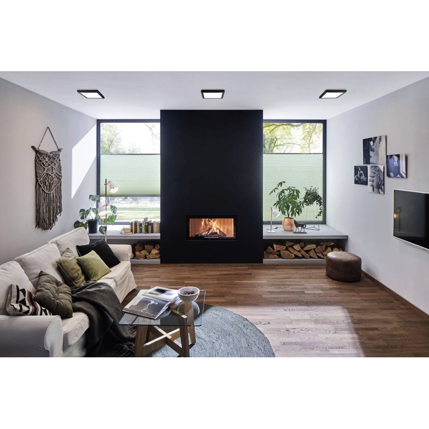 Paulmann 71026 - LED/22W Iluminação de teto ABIA 230V preto