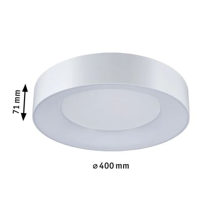 Paulmann 78947 - LED/23W IP44 Iluminação de teto de casa de banho CASCA 230V