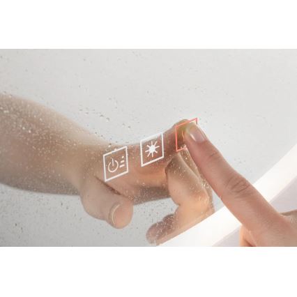 Paulmann 78951 - Espelho de banheiro aquecido LED/22W IP44 com dimmer e iluminação embutida 230V