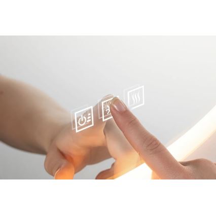 Paulmann 78952- Espelho para casa de banho LED/21W IP44 regulável com retroiluminação MIRA 230V