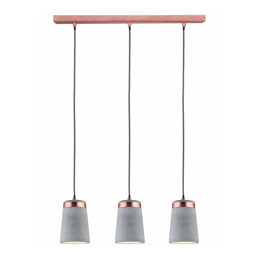 Paulmann 79626 - 3xE27/20W Candelabro suspenso NEORDIC STIG 230V