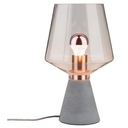 Paulmann 79665 - 1xE27/20W Candeeiro de mesa NEORDIC YORIK 230V