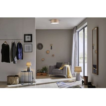 Paulmann 79687 - 3xE27/20W Iluminação de teto NEORDIC LISKA 230V nogueira