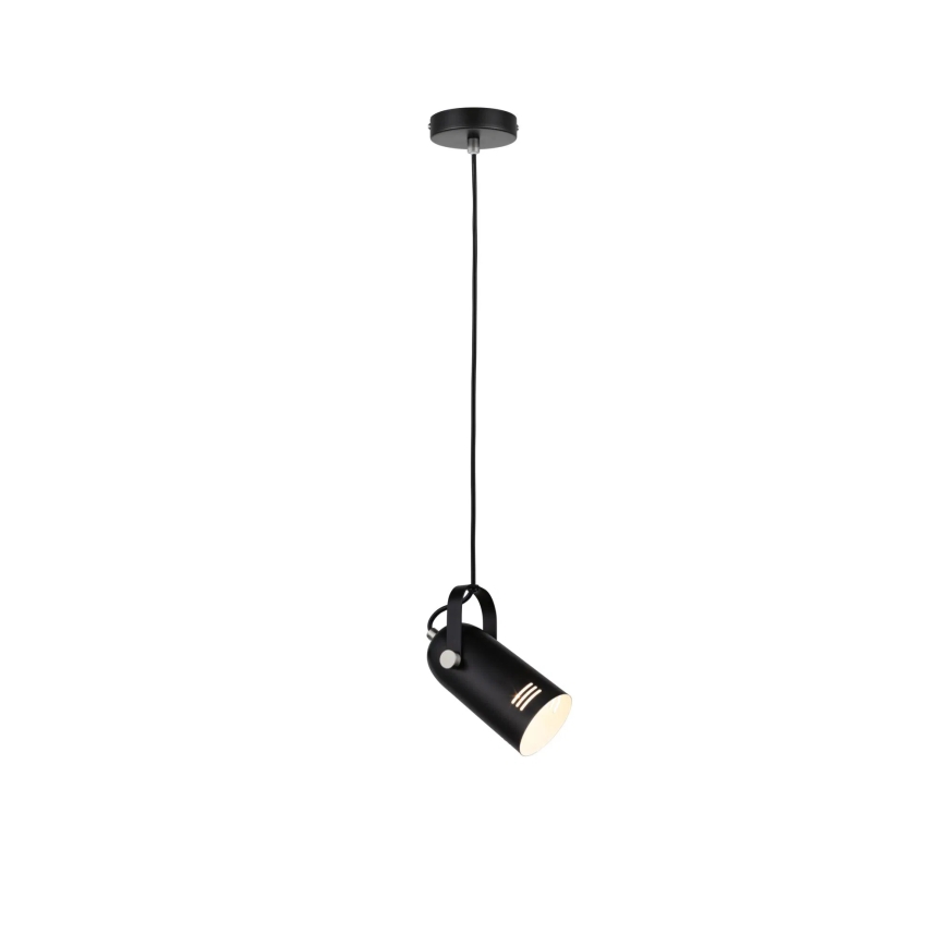 Paulmann 79766 - 1xE27/15W Lustre suspenso por cabo LAVEA 230V preto