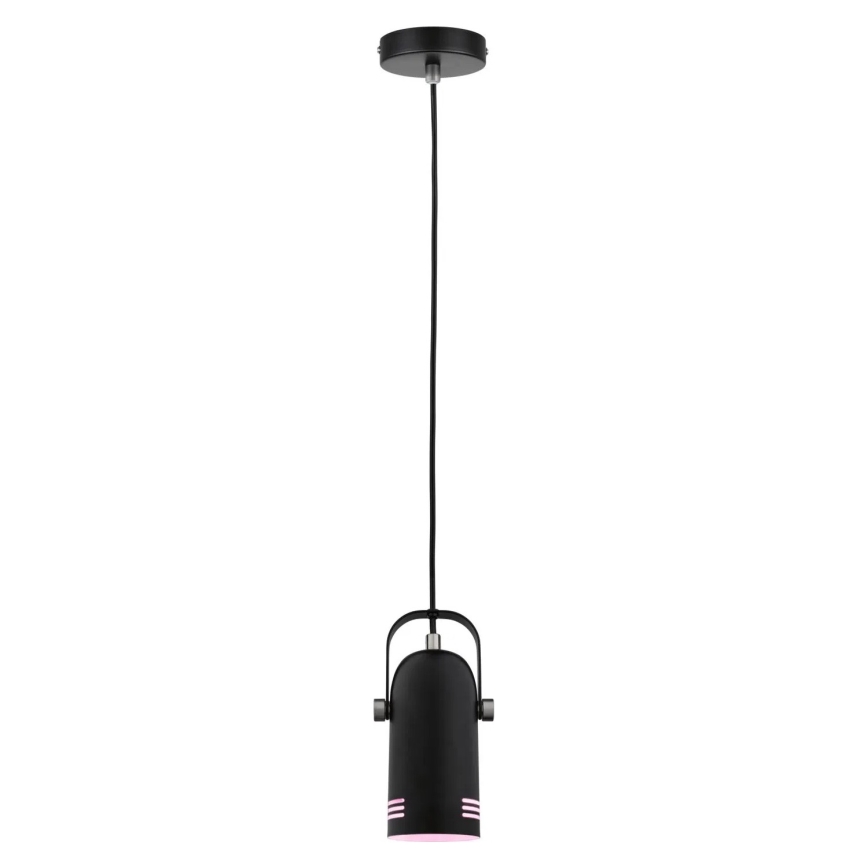 Paulmann 79766 - LED RGBW 1xE27/12W Pendente em cabo LAVEA 230V preto