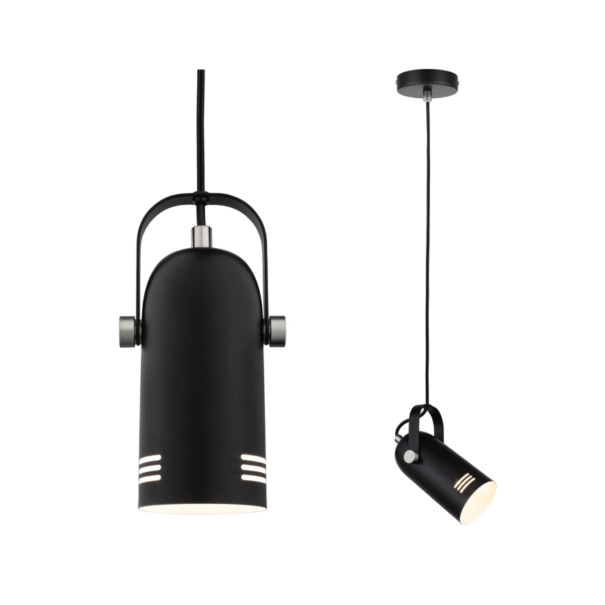 Paulmann 79766 - LED RGBW 1xE27/12W Pendente em cabo LAVEA 230V preto