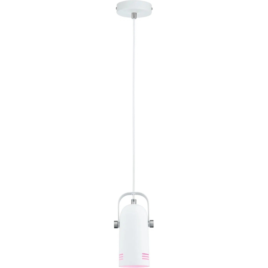Paulmann 79767 - LED RGBW 1xE27/9W Lustre suspenso com cabo LAVEA 230V branco