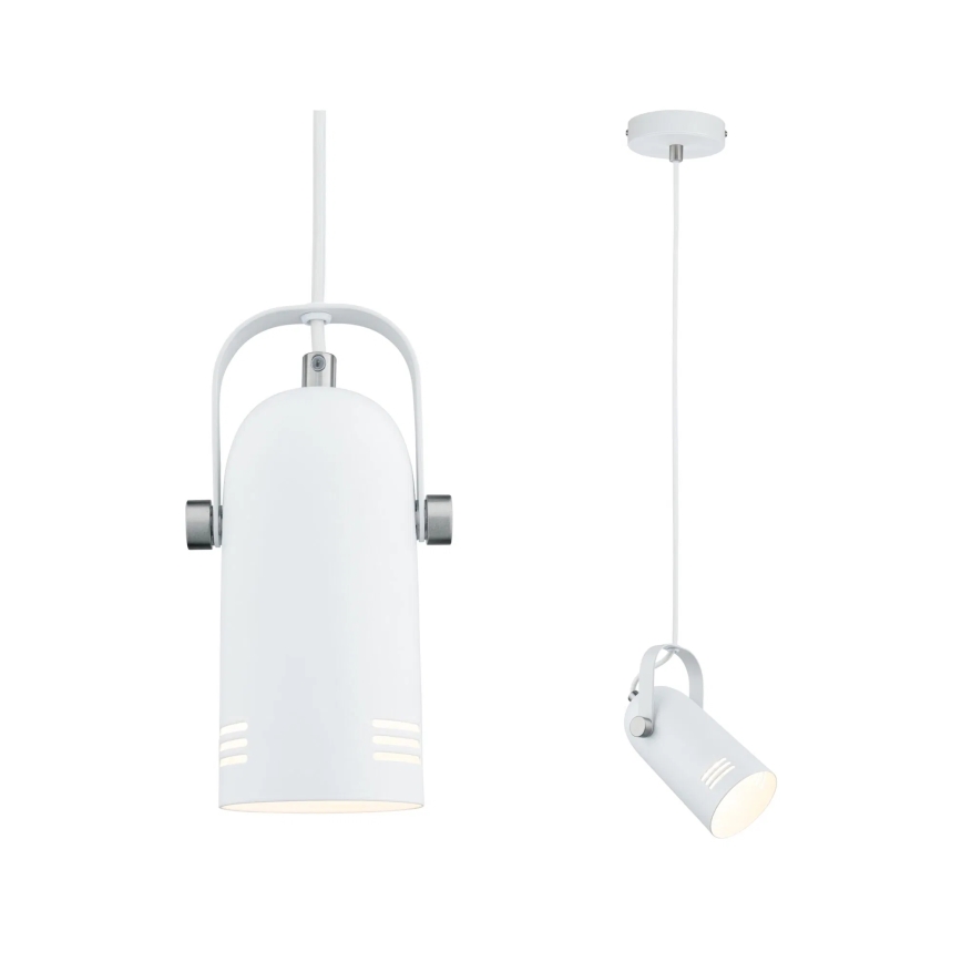 Paulmann 79767 - LED RGBW 1xE27/9W Lustre suspenso com cabo LAVEA 230V branco