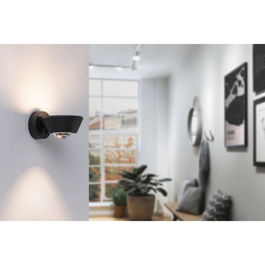 Paulmann 79769 - LED/9W IP44 Iluminação de parede com regulação SABIK 230V