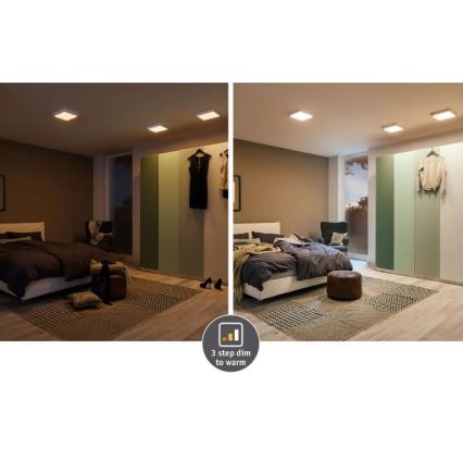 Paulmann 79794 - LED/13W Iluminação de teto CARPO 230V 2300/2500/3000K