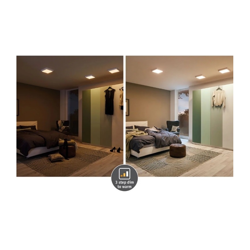 Paulmann 79794 - LED/13W Iluminação de teto CARPO 230V 2300/2500/3000K