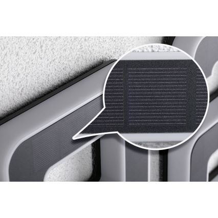 Paulmann 79842 - LED/0,2W IP44 Número de casa solar 1,2V 1500 mAh