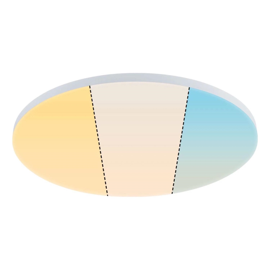 Paulmann 79894 - Candeeiro de tecto LED/38W VELORA 230V 3000/4000/6500K Ø 60 cm branco
