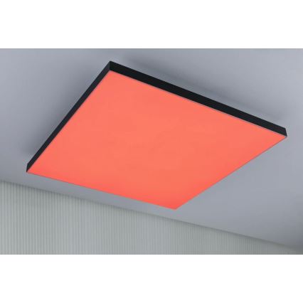 Paulmann 79909 - Luminária de teto LED/31W RGBW regulável VELORA 230V 3000-6500K + comando à distância
