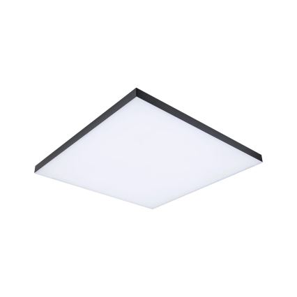 Paulmann 79913 - LED/31W RGBW Candeeiro de teto dimerizável LORIA 230V 3000-6500K 59,5x59,5 cm preto + comando remoto