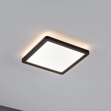 Paulmann 79920 - Painel LED dimerizável ATRIA 11,2W 230V 3000K 19x19 cm preto