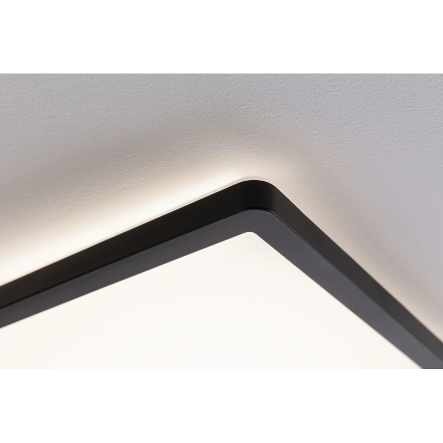 Paulmann 79920 - Painel LED dimerizável ATRIA 11,2W 230V 3000K 19x19 cm preto