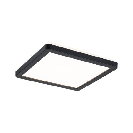Paulmann 79920 - Painel LED dimerizável ATRIA 11,2W 230V 3000K 19x19 cm preto