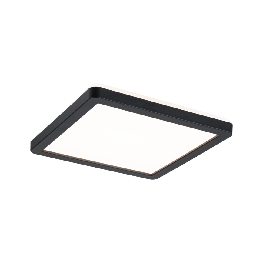 Paulmann 79920 - Painel LED dimerizável ATRIA 11,2W 230V 3000K 19x19 cm preto
