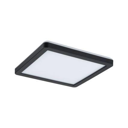 Paulmann 79920 - Painel LED dimerizável ATRIA 11,2W 230V 3000K 19x19 cm preto