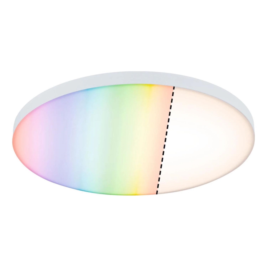 Paulmann 79929 - Luminária de teto LED/22W RGBW regulável LORIA 230V diâmetro 40 cm branca