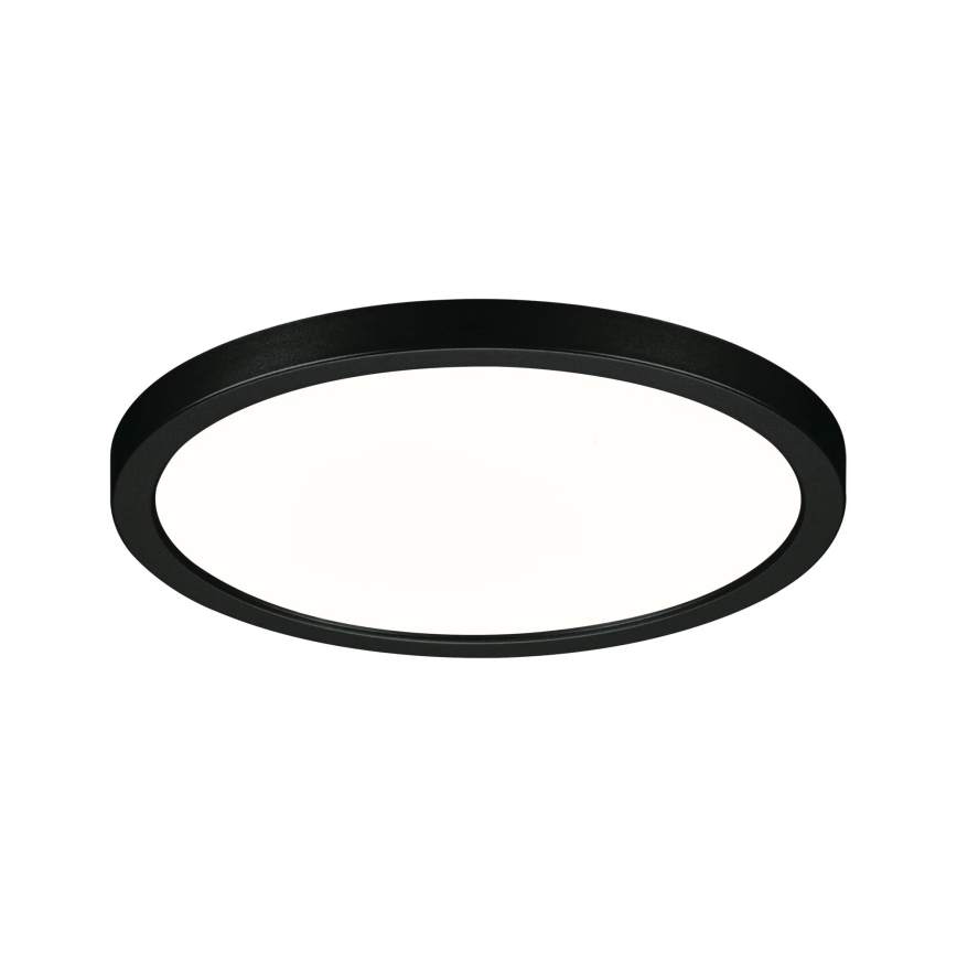 Paulmann 79965 - Candeeiro LED de teto encastrado para casa de banho AREO, 13W, IP44, regulável, 230V, Ø 17,5 cm, preto