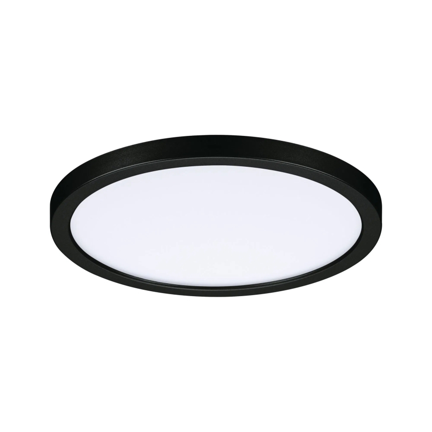 Paulmann 79965 - Candeeiro LED de teto encastrado para casa de banho AREO, 13W, IP44, regulável, 230V, Ø 17,5 cm, preto