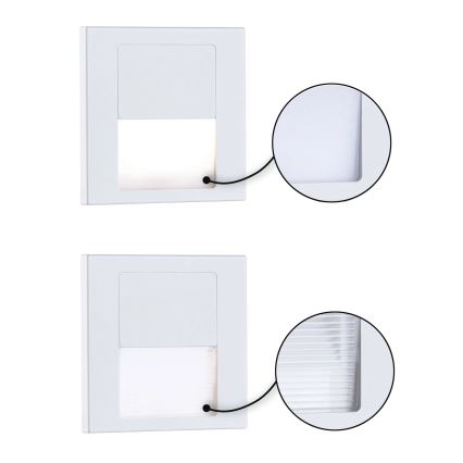Paulmann 79999 - LED/1W Luminária de escada TSARO 230V Follow/branco