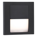 Paulmann 80001 - LED/1W Luminária de escada TSARO 230V Follow/preto