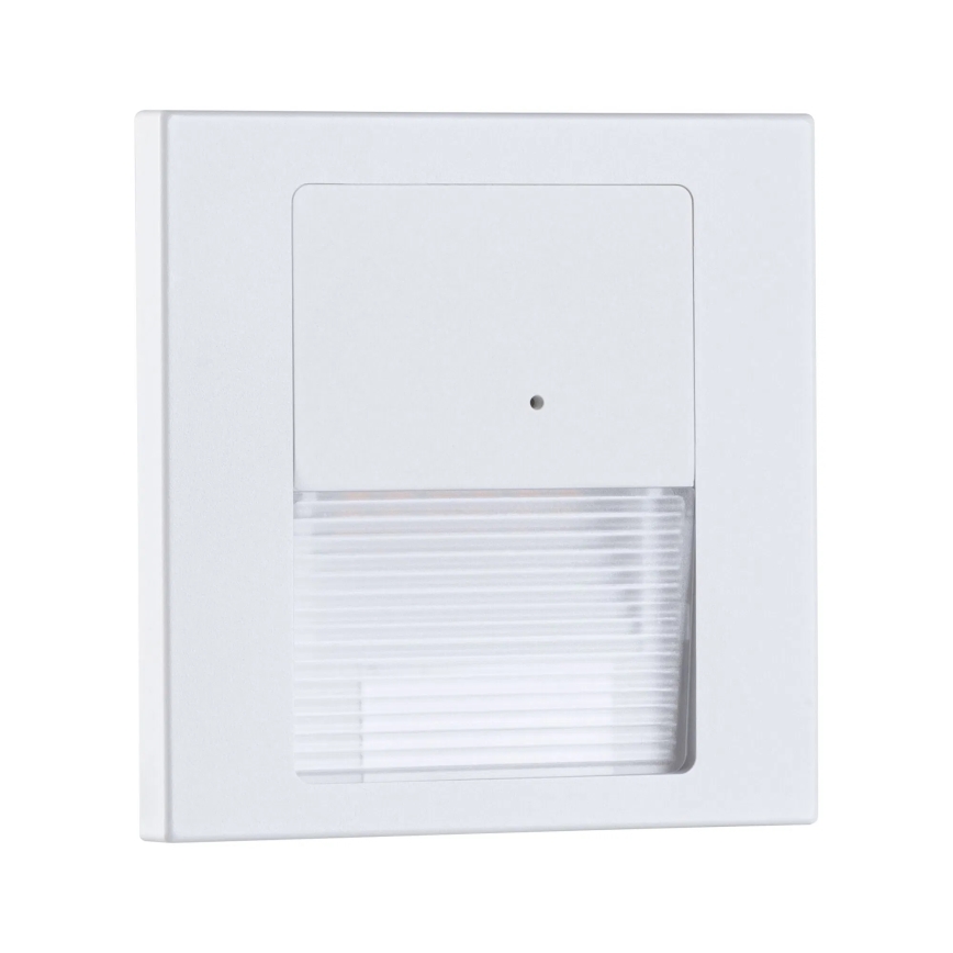 Paulmann 80002 - Luminária de escada LED/1W com sensor TSARO 230V Chumbo/branco