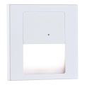 Paulmann 80002 - Luminária de escada LED/1W com sensor TSARO 230V Chumbo/branco