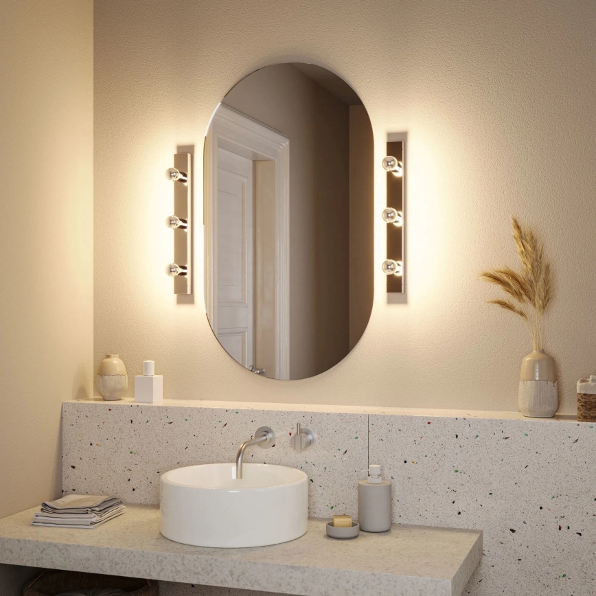 Paulmann 80096 - 3xE14/40W IP44 Iluminação de espelho para casa de banho REGULA 230V cromado brilhante