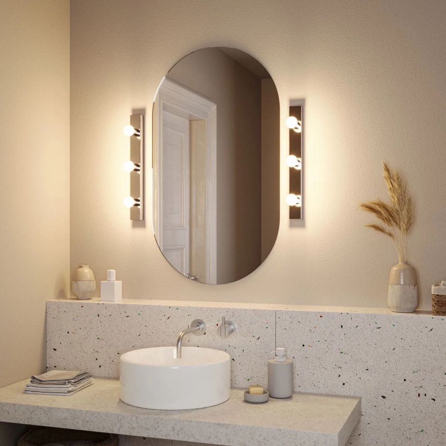 Paulmann 80096 - 3xE14/40W IP44 Iluminação de espelho para casa de banho REGULA 230V cromado brilhante