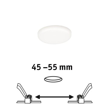 Paulmann 92390 - LED/4,5W IP44 Luz encastrada de casa de banho VARIFIT 230V