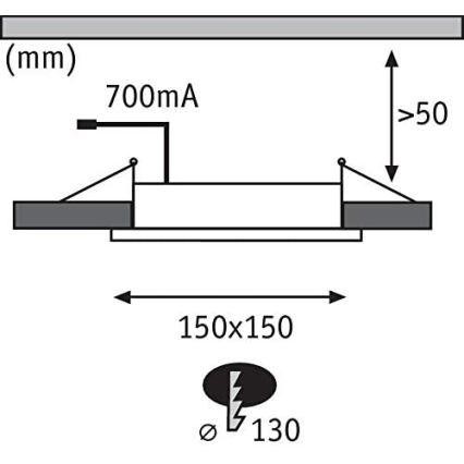 Paulmann 92696 - CONJUNTO 3xLED/8W Focos de encastrar com regulação DICE 230V