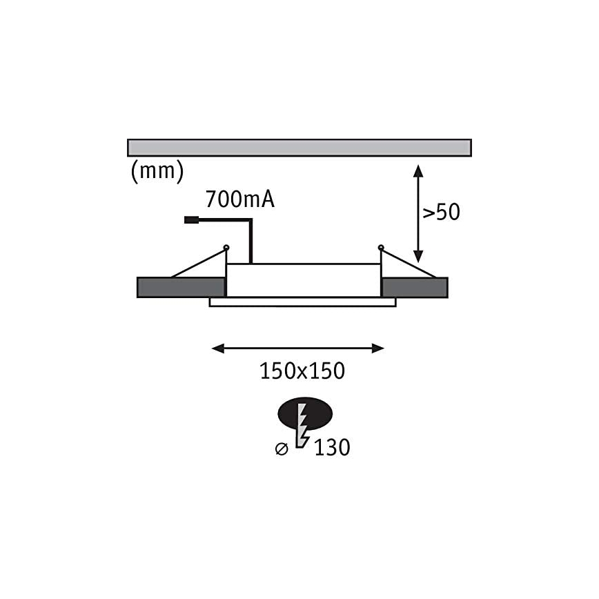 Paulmann 92696 - CONJUNTO 3xLED/8W Focos de encastrar com regulação DICE 230V