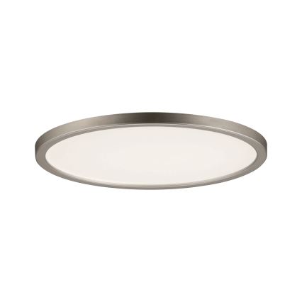 Paulmann 92935 - Luminária de embutir LED 12W IP44 dimerizável para casa de banho AREO, 230V, Ø 18 cm, cromo mate