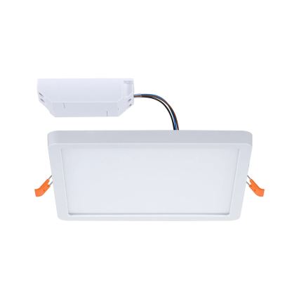 Paulmann 92993 - Luminária de embutir LED 13W IP44 para casa de banho AREO 230V 2000/3000/4000K 17,5x17,5 cm branco