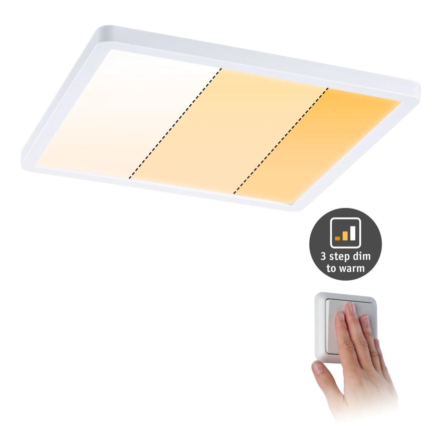 Paulmann 92994 - LED/16W IP44 Luminária de teto embutida para casa de banho VARIFIT 230V 2000/3000/4000K