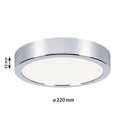 Paulmann 93018 - LED/13W IP44 Candeeiro de tecto regulável para casa de banho AVIAR 230V
